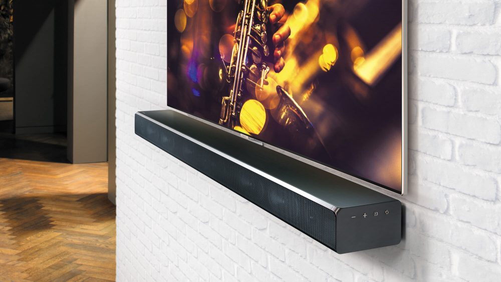 how to hang a soundbar on the wall without screws